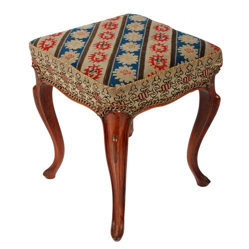 Square Victorian Rosewood Stool (1 of 6) Square Victorian Rosewood Stool (1 of 6)