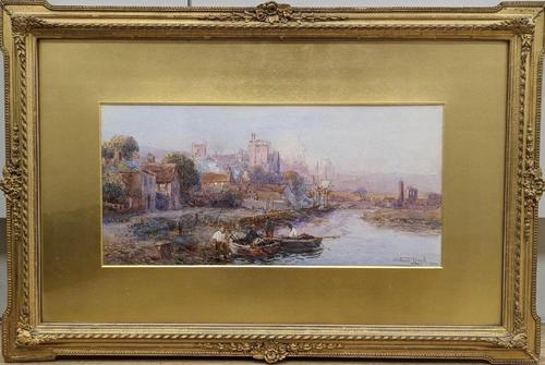 'Arundel on the River Arun' Watercolour by W.Stuart Lloyd Dated 1903 (1 of 2) 'Arundel on the River Arun' Watercolour by W.Stuart Lloyd Dated 1903 (1 of 2)