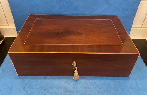 Large Georgian Mahogany Box (1 of 11)