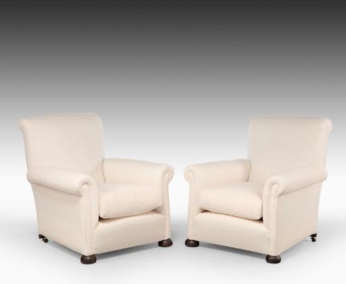 Early 20th Century Pair of Mahogany Framed Tub Chairs (1 of 4) Early 20th Century Pair of Mahogany Framed Tub Chairs (1 of 4)
