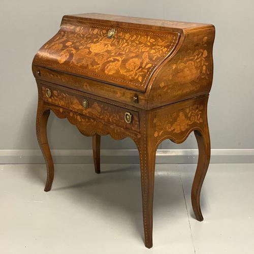 Early 19th Century Dutch Marquetry Bureau (1 of 13)