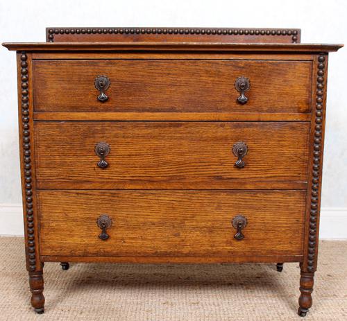 Oak Chest of Drawers Arts & Crafts (1 of 13)