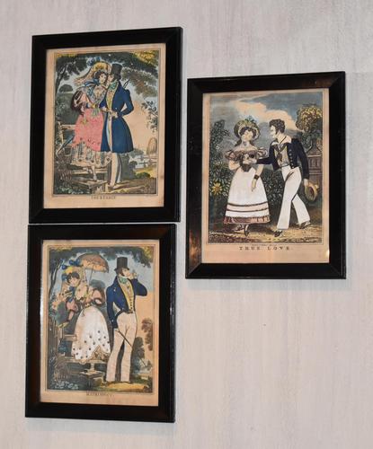 Three Romantic Regency Tinsel Prints (1 of 7) Three Romantic Regency Tinsel Prints (1 of 7)