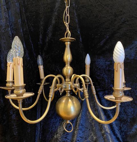 Six Light Dutch Pendant Chandelier (1 of 7) Six Light Dutch Pendant Chandelier (1 of 7)
