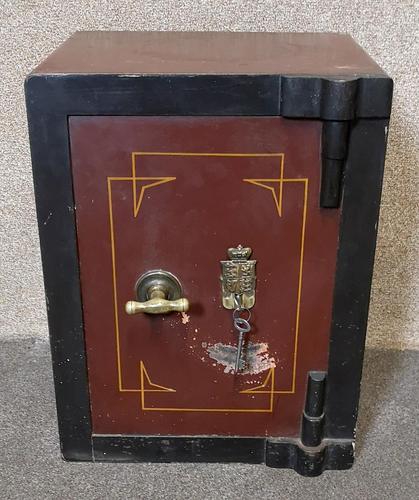 Small Antique Safe with Key, Coopers Safe Co, London (1 of 7) Small Antique Safe with Key, Coopers Safe Co, London (1 of 7)