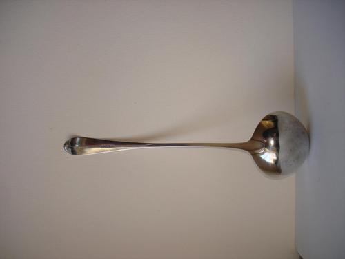 Scottish Silver Late 18th Century Soup Ladle (1 of 2)