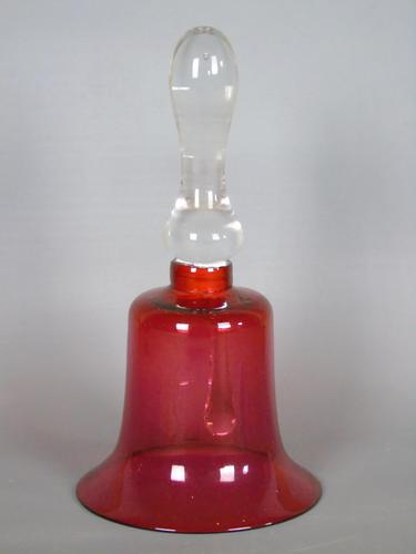 Victorian Hand Blown Cranberry Glass Bell (1 of 4) Victorian Hand Blown Cranberry Glass Bell (1 of 4)