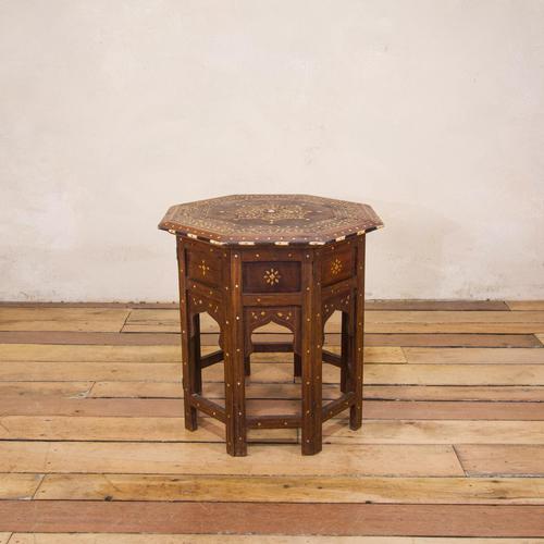 Late 19th Century Indian Hoshiarpur Occasional Octagonal Table (1 of 15)