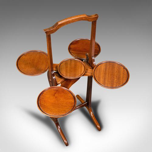 Antique Monoplane Folding Cake Stand, Mahogany, Afternoon Tea, Table, Edwardian (1 of 12) Antique Monoplane Folding Cake Stand, Mahogany, Afternoon Tea, Table, Edwardian (1 of 12)
