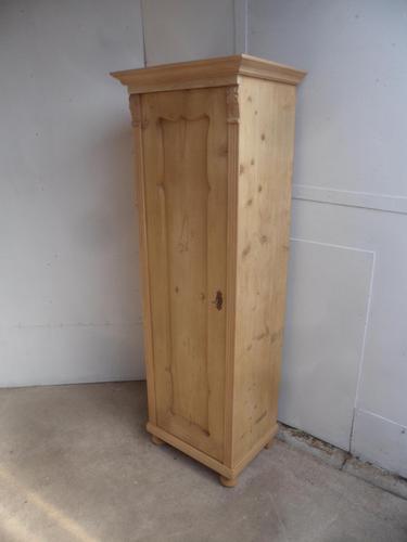Antique Pine 1 Door Multi Functional / Hall Cupboard to wax / paint (1 of 9) Antique Pine 1 Door Multi Functional / Hall Cupboard to wax / paint (1 of 9)