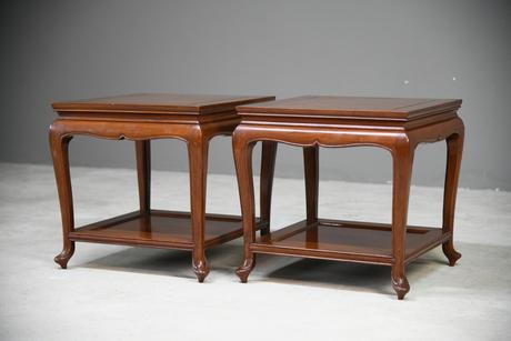 Pair of Chinese Rosewood Side Tables (1 of 13)