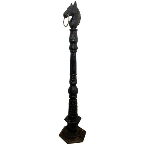 Irish Mid Victorian Heavy Cast Iron Stable Yard Horse Tethering Hitching Post (1 of 52)