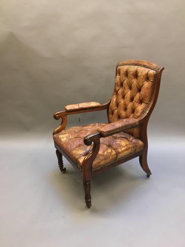 19th Century Rosewood Library Chair (1 of 10) 19th Century Rosewood Library Chair (1 of 10)