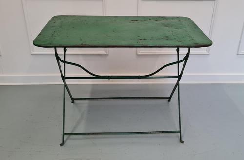 Antique Folding Garden Table (1 of 4)