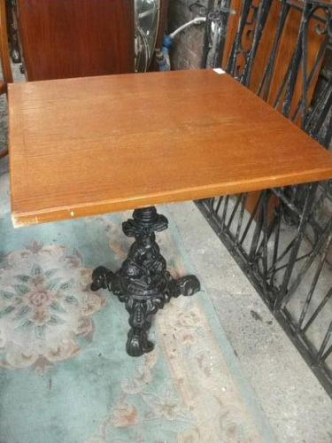 Square Pub Style Pedestal Table (1 of 3)