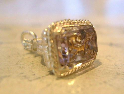Vintage Silver Pocket Watch Chain Fob 1950s Victorian Style Stone Set Large Seal Fob (1 of 9) Vintage Silver Pocket Watch Chain Fob 1950s Victorian Style Stone Set Large Seal Fob (1 of 9)