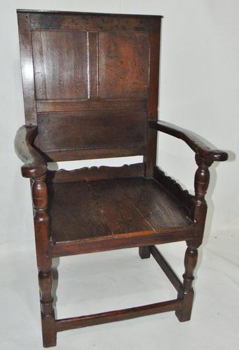 Early Welsh Oak Waincot Chair (1 of 12)