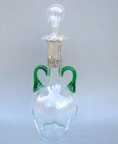 Victorian Silver Mounted Dual Colour Glass Decanter by William Hutton & Sons, Birmingham 1899 (1 of 7) Victorian Silver Mounted Dual Colour Glass Decanter by William Hutton & Sons, Birmingham 1899 (1 of 7)