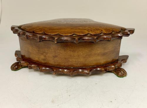 Antique Mahogany Jewellery Box c.1920 (1 of 8)