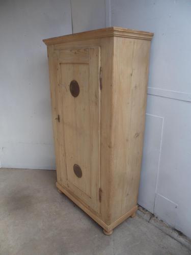 Georgian 1 Door Antique Pine Kitchen / Food Cupboard to Wax/paint (1 of 10)