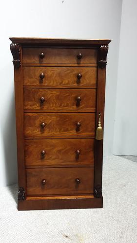 Top Quality Victorian Mahogany Wellington Chest of Drawers (1 of 12)