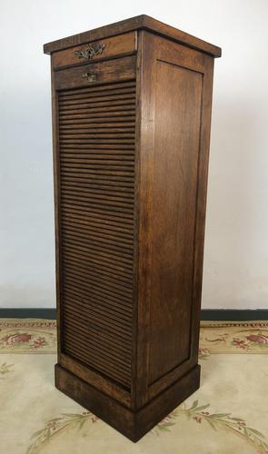 Antique French Filing Cabinet Tambour Roller Shutter (1 of 12) Antique French Filing Cabinet Tambour Roller Shutter (1 of 12)