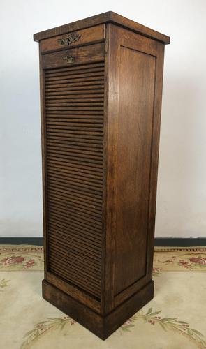 Antique French Filing Cabinet Tambour Roller Shutter (1 of 12)