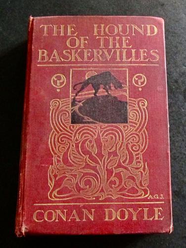 1902 1st Edition The Hound of the Baskervilles by Arthur Conan Doyle (1 of 4)