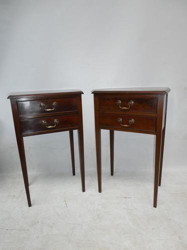 Neat Pair of 1920s Bedside or Side Cabinets (1 of 7)