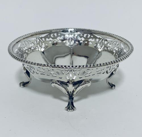 Antique Solid Sterling Silver Pierced Bonbon Dish (1 of 9)