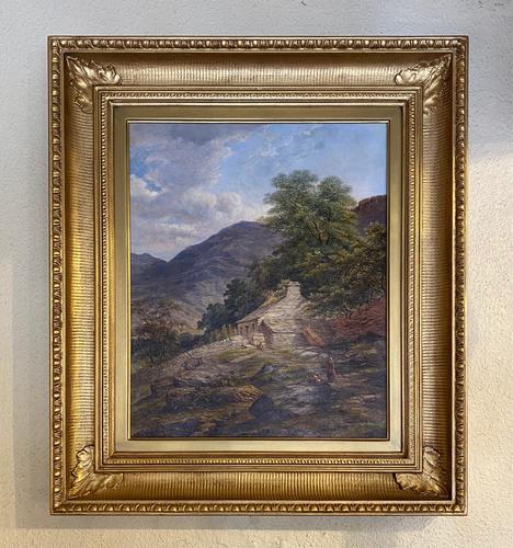 Attributed to George William Pettitt - Gilt Framed Oil Painting on Canvas (1 of 5) Attributed to George William Pettitt - Gilt Framed Oil Painting on Canvas (1 of 5)