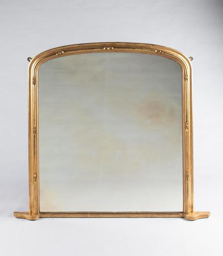 Victorian Git Overmantle Mirror (1 of 6)