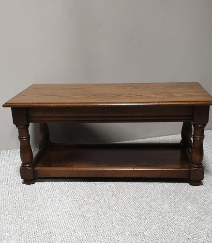 Solid Oak Plank Coffee Table (1 of 8)