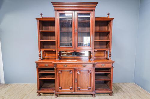 Gillow & Co Library Walnut Bookcase (1 of 15)