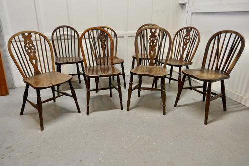Collection of 8 Beech & Elm Country Windsor Chairs (1 of 12) Collection of 8 Beech & Elm Country Windsor Chairs (1 of 12)