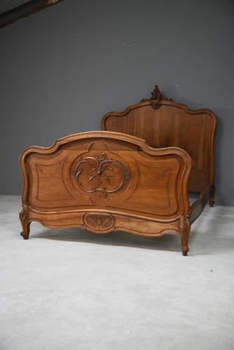 Antique French Louis XV Style Bed Frame (1 of 11) Antique French Louis XV Style Bed Frame (1 of 11)