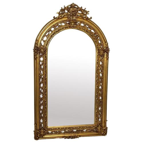 Huge French Sphinx Garland Floral Crown Gilt Pier Glass Wall Floor Mirror (1 of 14) Huge French Sphinx Garland Floral Crown Gilt Pier Glass Wall Floor Mirror (1 of 14)