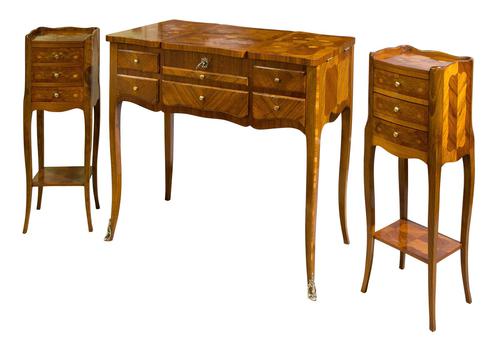 Suite of French Walnut & Floral Marquetry (1 of 20) Suite of French Walnut & Floral Marquetry (1 of 20)