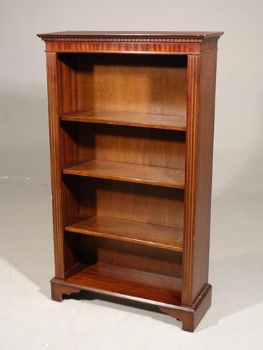 Attractive Edwardian Open Bookcase (1 of 4)