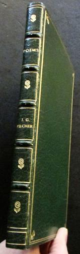 1968 Poems by John Giles Pilcher Rare Private Printing Riviere Leather Binding (1 of 5)