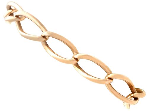 9ct Yellow Gold Bracelet - Antique c.1910 (1 of 9) 9ct Yellow Gold Bracelet - Antique c.1910 (1 of 9)