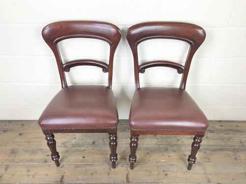 Pair of Victorian Mahogany Chairs (1 of 8) Pair of Victorian Mahogany Chairs (1 of 8)