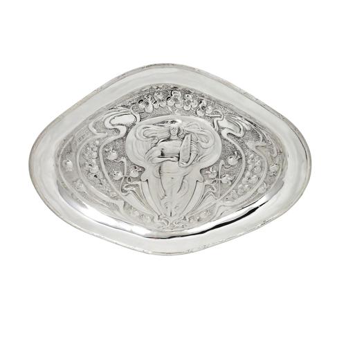 Antique Art Nouveau Sterling Silver 11" Dressing Tray 1904 (1 of 8) Antique Art Nouveau Sterling Silver 11" Dressing Tray 1904 (1 of 8)