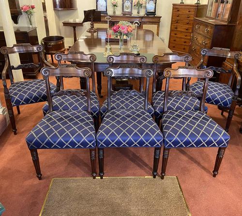 Impressive Set of Eight Mid 19th Century Mahogany Dining Chairs (1 of 5)