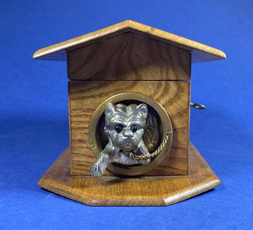 Victorian French Chestnut Dog Kennel Money Box (1 of 10)