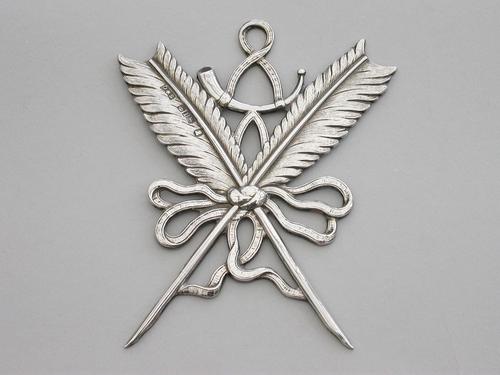 William IV Masonic Silver Secretary's Jewel by J Dixon & Sons, Sheffield, 1833 (1 of 7)