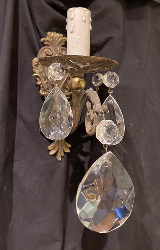 Pair of Small French Antique Wall Lights (1 of 7) Pair of Small French Antique Wall Lights (1 of 7)