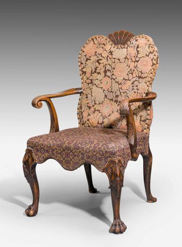 Late 19th Century Walnut Library Chair (1 of 9) Late 19th Century Walnut Library Chair (1 of 9)