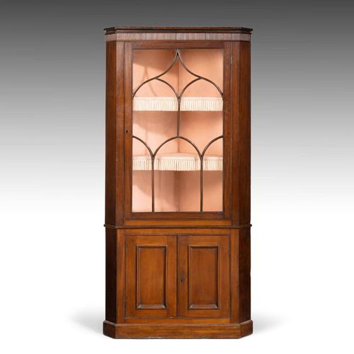 Good George III Period Mahogany Double Corner Cupboard (1 of 3) Good George III Period Mahogany Double Corner Cupboard (1 of 3)