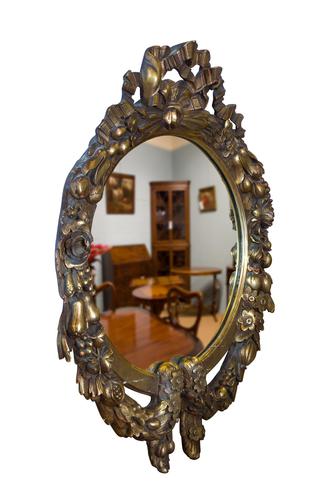 Continental Carved Giltwood Circular Wall Mirror c1900 (1 of 6) Continental Carved Giltwood Circular Wall Mirror c1900 (1 of 6)